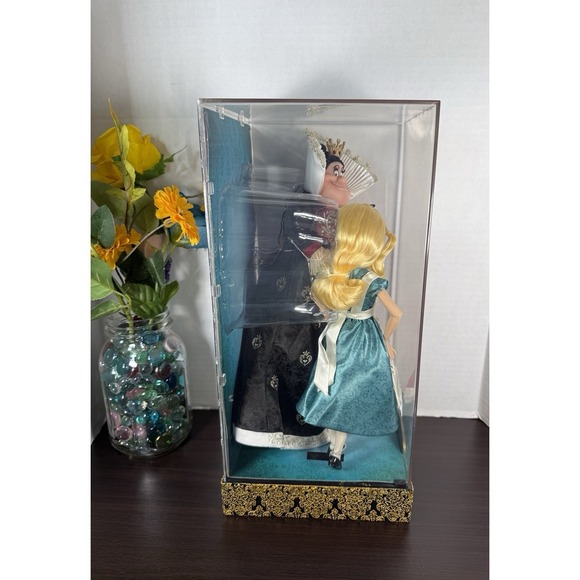 Disney Alice In Wonderland Queen Of Hearts Fairytale Designer Exclusive Doll Set - Picture 13 of 17